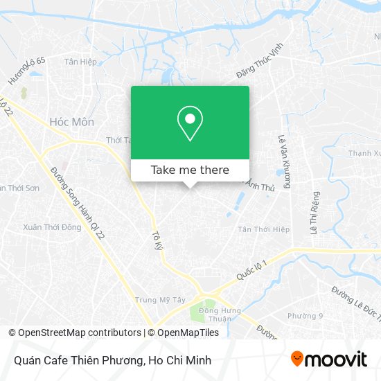 Quán Cafe Thiên Phương map