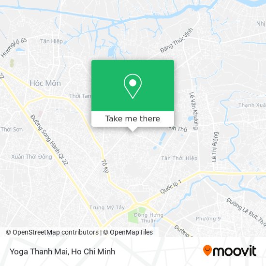 Yoga Thanh Mai map