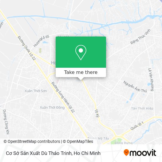 Cơ Sở Sản Xuất Dù Thảo Trinh map