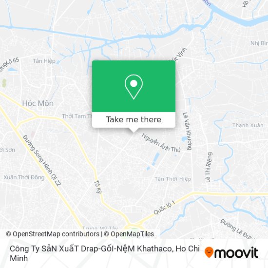 Công Ty SảN XuấT Drap-GốI-NệM Khathaco map