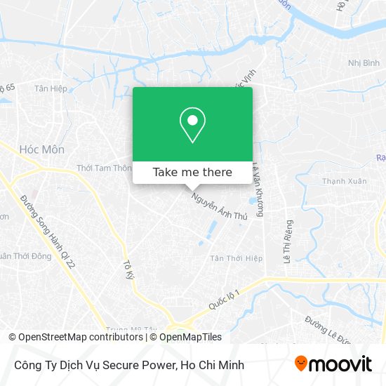 Công Ty Dịch Vụ Secure Power map