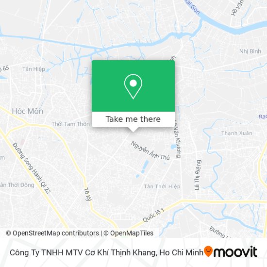 Công Ty TNHH MTV Cơ Khí Thịnh Khang map