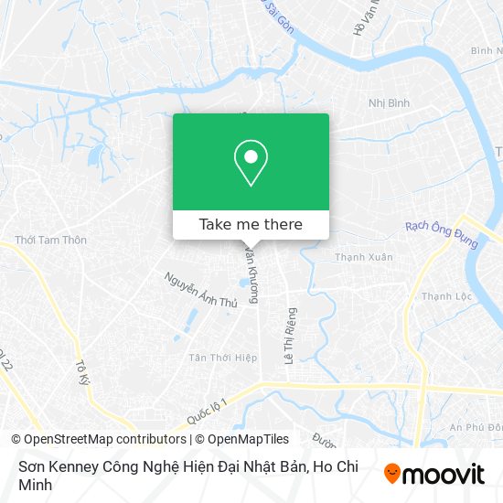 Sơn Kenney Công Nghệ Hiện Đại Nhật Bản map