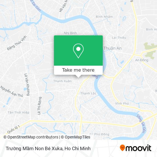 Trường Mầm Non Bé Xuka map