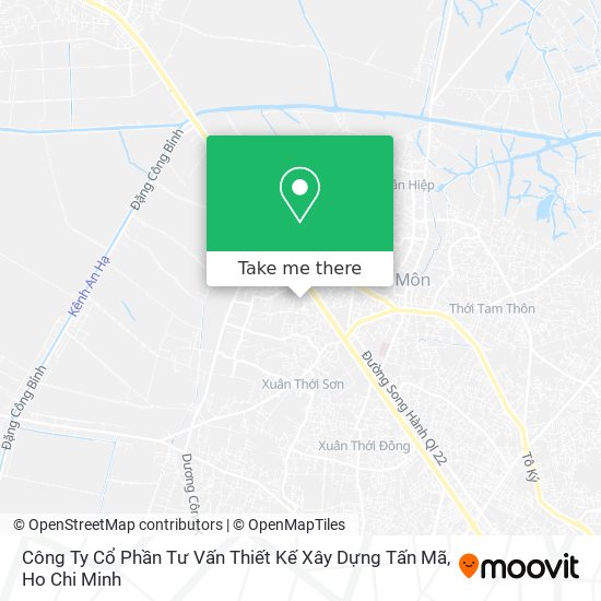 Công Ty Cổ Phần Tư Vấn Thiết Kế Xây Dựng Tấn Mã map