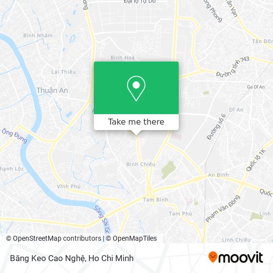 Băng Keo Cao Nghệ map