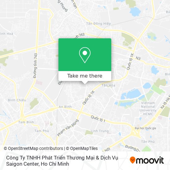 Công Ty TNHH Phát Triển Thương Mại & Dịch Vụ Saigon Center map