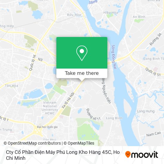 Cty Cổ Phần Điện Máy Phú Long Kho Hàng 45C map