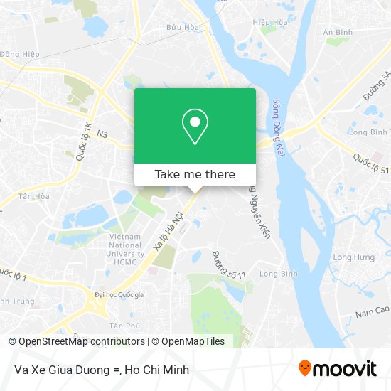 Va Xe Giua Duong = map