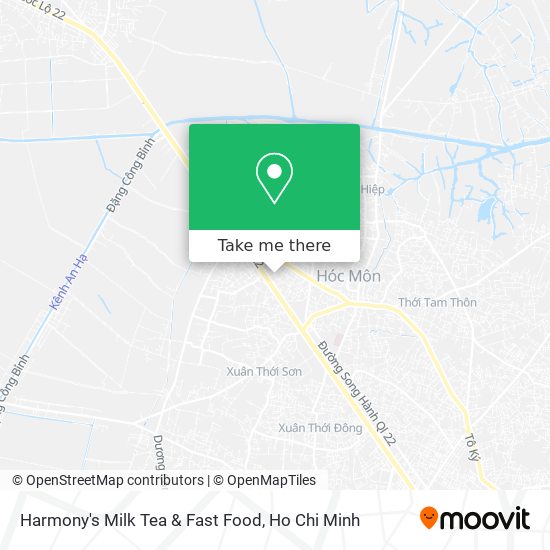 Harmony's Milk Tea & Fast Food map
