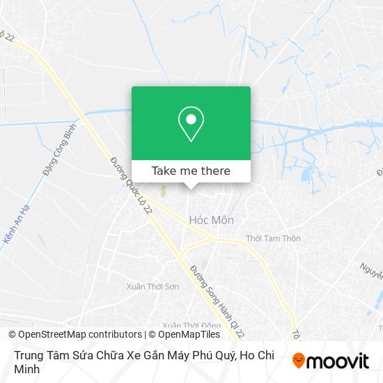 Trung Tâm Sửa Chữa Xe Gắn Máy Phú Quý map