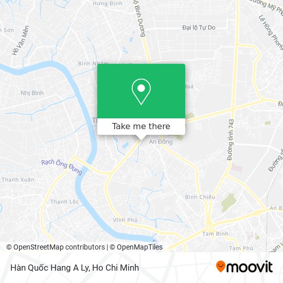 Hàn Quốc Hang A Ly map