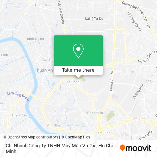 Chi Nhánh Công Ty TNHH May Mặc Võ Gia map