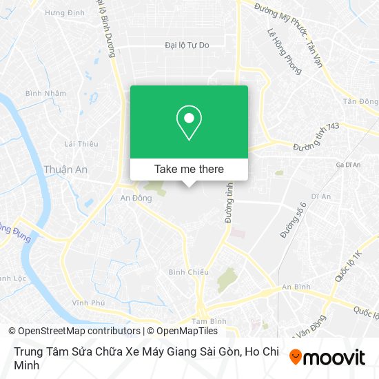 Trung Tâm Sửa Chữa Xe Máy Giang Sài Gòn map