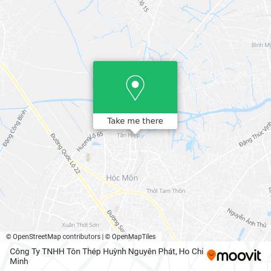 Công Ty TNHH Tôn Thép Huỳnh Nguyên Phát map