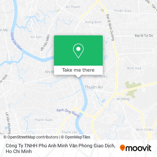 Công Ty TNHH Phú Anh Minh Văn Phòng Giao Dịch map