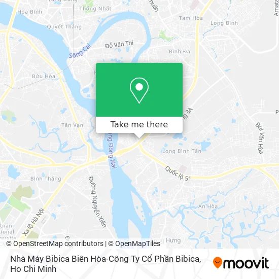 Nhà Máy Bibica Biên Hòa-Công Ty Cổ Phần Bibica map
