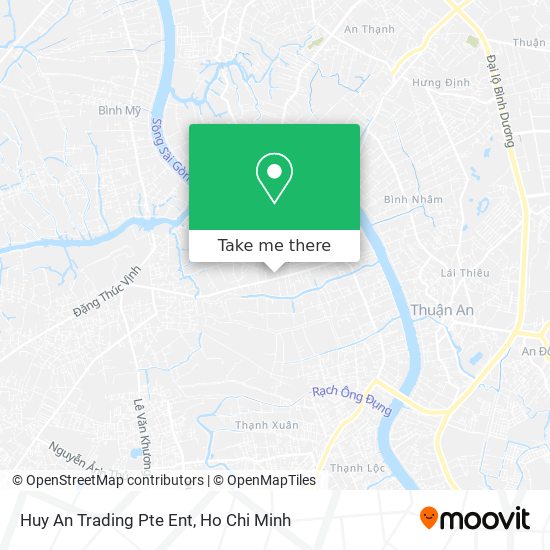 Huy An Trading Pte Ent map