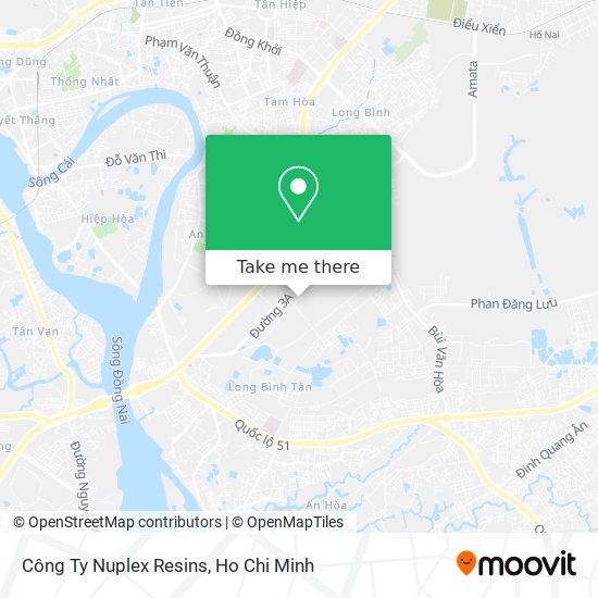 Công Ty Nuplex Resins map