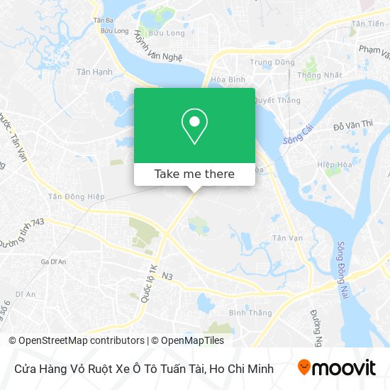 Cửa Hàng Vỏ Ruột Xe Ô Tô Tuấn Tài map