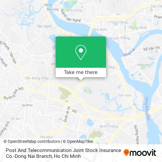 Post And Telecommunication Joint Stock Insurance Co.-Dong Nai Branch map