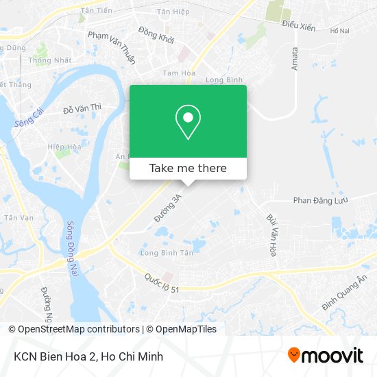 KCN Bien Hoa 2 map