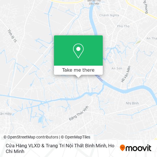 Cửa Hàng VLXD & Trang Trí Nội Thất Bình Minh map
