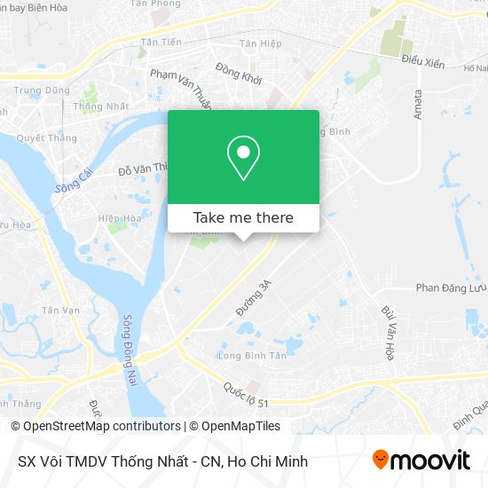 SX Vôi TMDV Thống Nhất - CN map