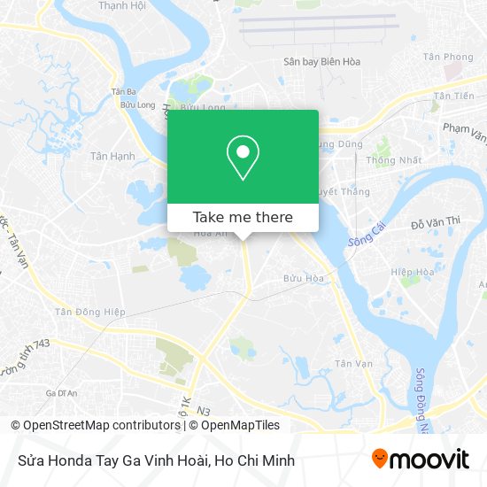 Sửa Honda Tay Ga Vinh Hoài map