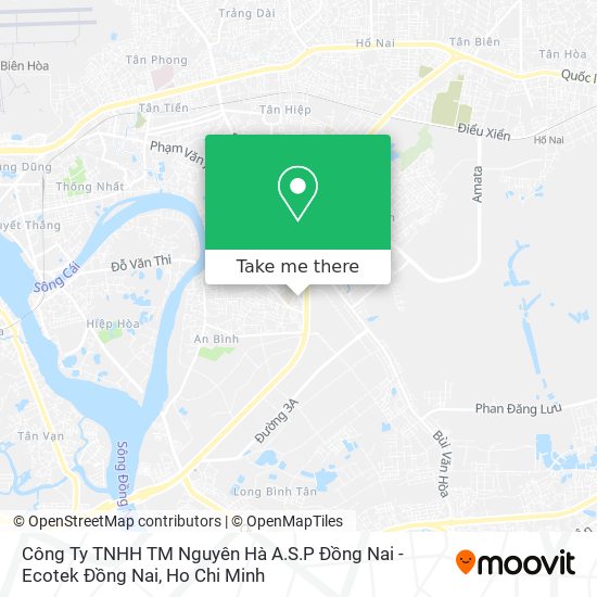 Công Ty TNHH TM Nguyên Hà A.S.P Đồng Nai - Ecotek Đồng Nai map