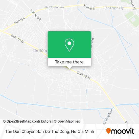 Tấn Dân Chuyên Bán Đồ Thờ Cúng map