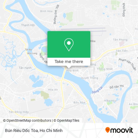 Bún Riêu Dốc Tòa map
