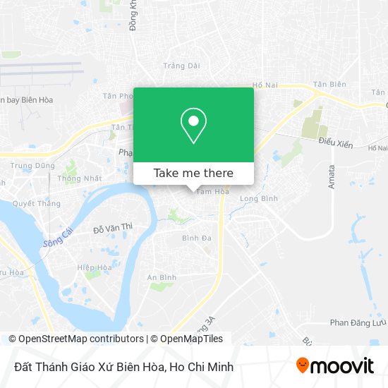 Đất Thánh Giáo Xứ Biên Hòa map