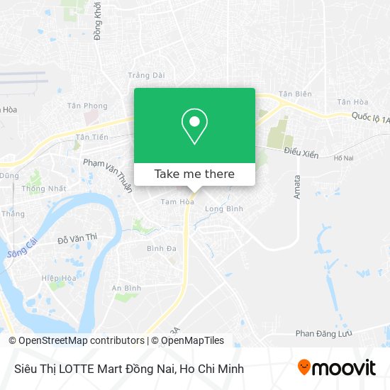 Siêu Thị LOTTE Mart Đồng Nai map