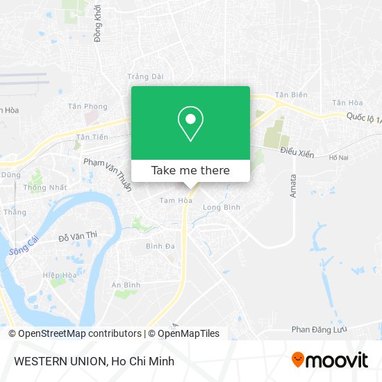 WESTERN UNION map
