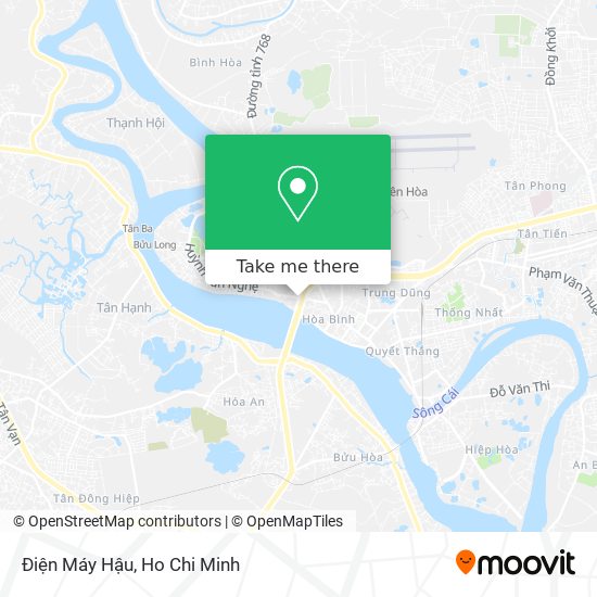 Điện Máy Hậu map