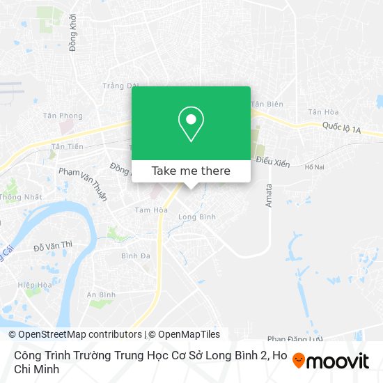 Công Trình Trường Trung Học Cơ Sở Long Bình 2 map