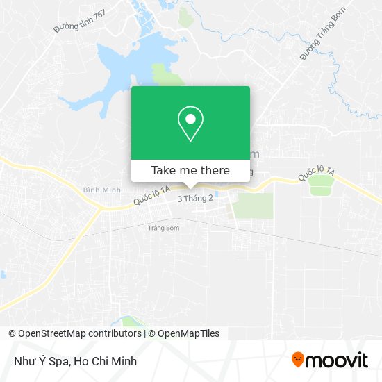 Như Ý Spa map