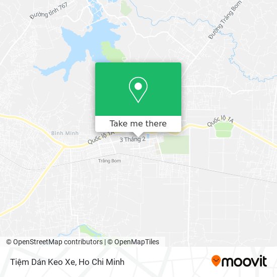 Tiệm Dán Keo Xe map