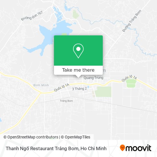 Thanh Ngố Restaurant Trảng Bom map