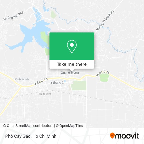 Phở Cây Gáo map