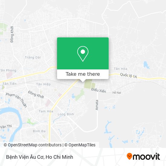 Bệnh Viện Âu Cơ map