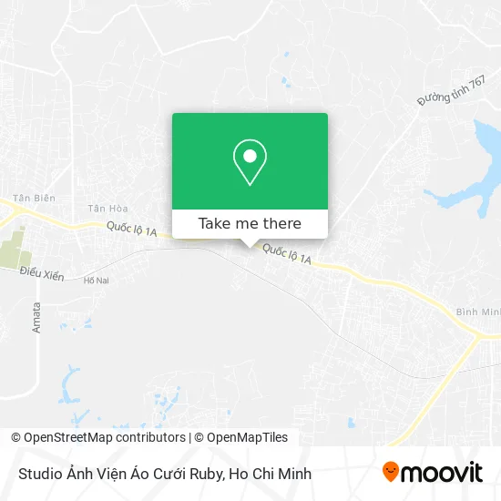 Studio Ảnh Viện Áo Cưới Ruby map