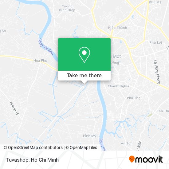 Tuvashop map