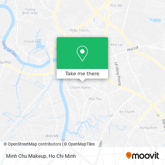 Minh Chu Makeup map