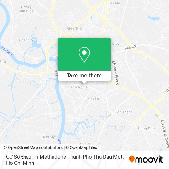 Cơ Sở Điều Trị Methadone Thành Phố Thủ Dầu Một map