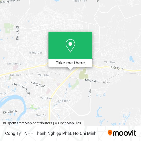 Công Ty TNHH Thành Nghiệp Phát map