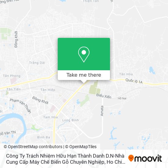 Công Ty Trách Nhiệm Hữu Hạn Thành Danh D.N-Nhà Cung Cấp Máy Chế Biến Gỗ Chuyên Nghiệp map