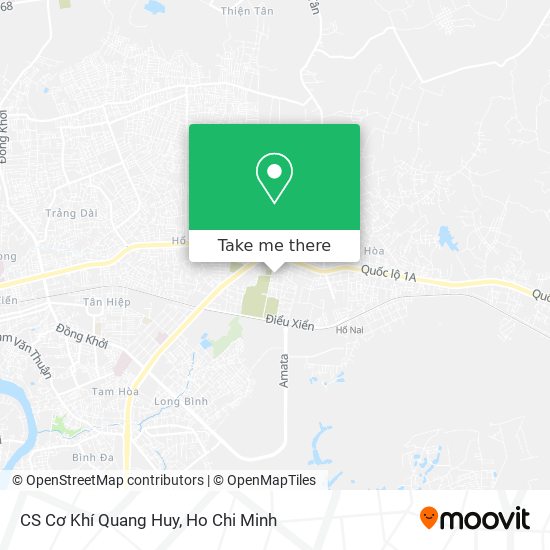 CS Cơ Khí Quang Huy map