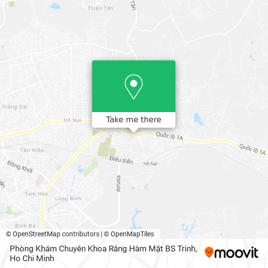 Phòng Khám Chuyên Khoa Răng Hàm Mặt BS Trinh map